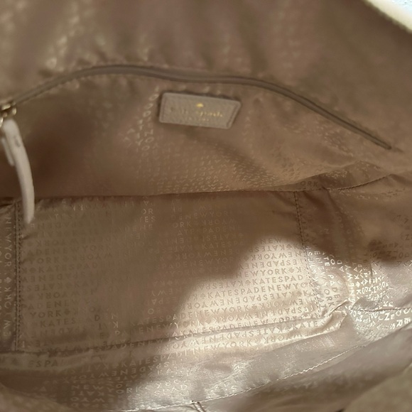 Kate Spade Beige Leather Tote Bag - Picture 6 of 16